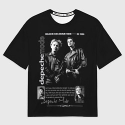 Футболка оверсайз женская Depeche Mode Black Celebration 1986, цвет: 3D-принт