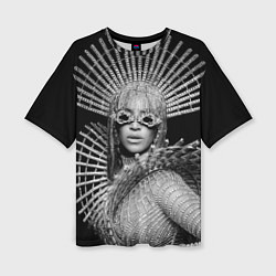 Футболка оверсайз женская Beyonce R&B, цвет: 3D-принт