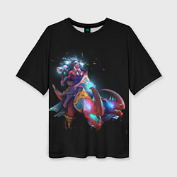 Футболка оверсайз женская Disruptor dota 2, цвет: 3D-принт