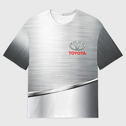 Футболка оверсайз женская Toyota metalic brend, цвет: 3D-принт