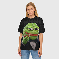 Футболка оверсайз женская Pepe - its my dudes, цвет: 3D-принт — фото 2