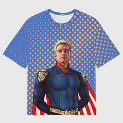 Футболка оверсайз женская Хоумлендер задумчивый Пацаны, цвет: 3D-принт