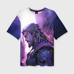 Футболка оверсайз женская Thor - Neon rain, цвет: 3D-принт