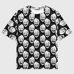 Футболка оверсайз женская Funny terrifier clown Art, цвет: 3D-принт
