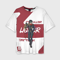 Футболка оверсайз женская Лайтер - ZZZ, цвет: 3D-принт