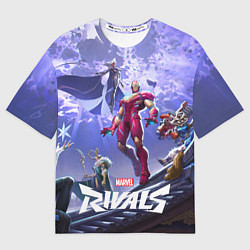 Футболка оверсайз женская Герои Marvel rivals, цвет: 3D-принт