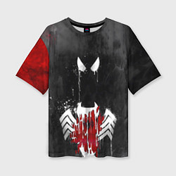 Футболка оверсайз женская Человек паук и веном, цвет: 3D-принт