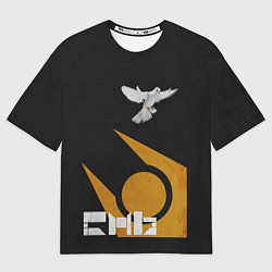 Футболка оверсайз женская Город 17 - граффити, цвет: 3D-принт