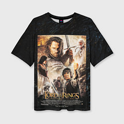 Женская футболка оверсайз The lord of the rings - the return of the king