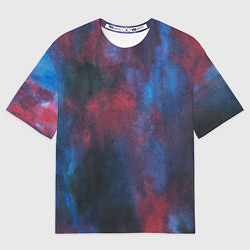 Футболка оверсайз женская Тай-дай космос, цвет: 3D-принт