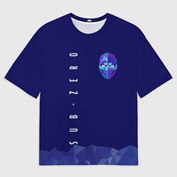 Футболка оверсайз женская Mortal Kombat - Саб-Зиро, цвет: 3D-принт