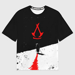 Футболка оверсайз женская Assassins creed shadows - самурай, цвет: 3D-принт