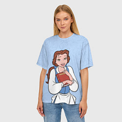 Футболка оверсайз женская Beautiful Belle - big pictures, цвет: 3D-принт — фото 2