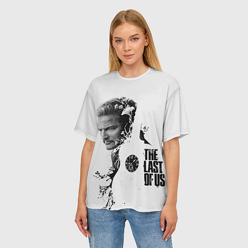 Женская футболка оверсайз The last of us - Joel and Ellie / 3D-принт – фото 3
