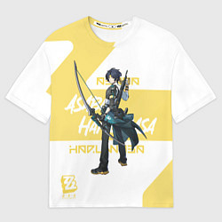 Футболка оверсайз женская Асаба Харумаса - ZZZ, цвет: 3D-принт