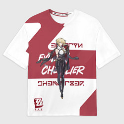 Футболка оверсайз женская Эвелин Шевалье - ZZZ, цвет: 3D-принт