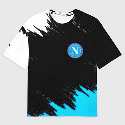 Футболка оверсайз женская Napoli краски текстура, цвет: 3D-принт