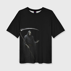 Женская футболка оверсайз Memento mortis