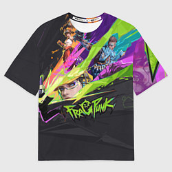 Футболка оверсайз женская Fragpunk, цвет: 3D-принт
