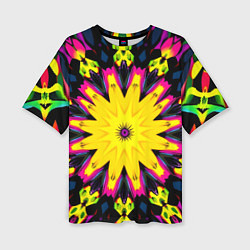 Футболка оверсайз женская Звездный калейдоскоп, цвет: 3D-принт