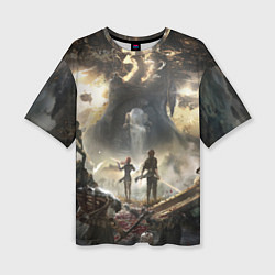 Футболка оверсайз женская Экспедиция Clair Obscur expedition 33, цвет: 3D-принт