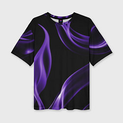 Футболка оверсайз женская Purple abstraction, цвет: 3D-принт