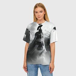 Футболка оверсайз женская Спартанская армия, цвет: 3D-принт — фото 2