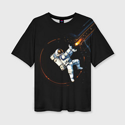 Футболка оверсайз женская Маг в открытом космосе, цвет: 3D-принт