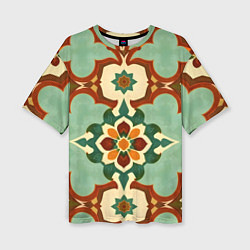 Футболка оверсайз женская Персидские узоры, цвет: 3D-принт