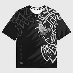 Футболка оверсайз женская Верные спутники Одина, цвет: 3D-принт