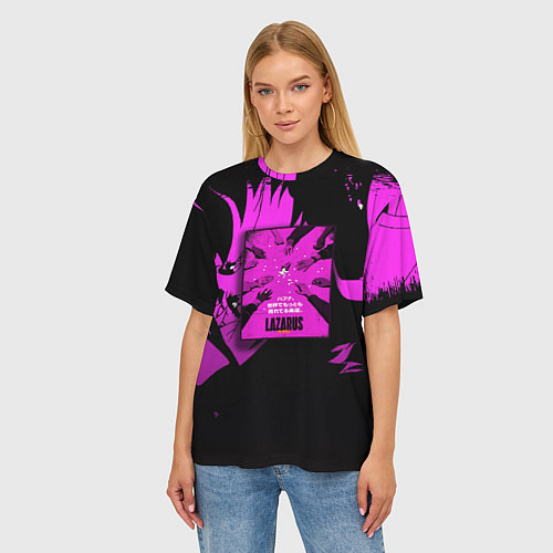 Женская футболка оверсайз Лазарь: Лекарство / 3D-принт – фото 3