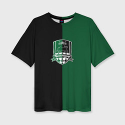 Футболка оверсайз женская Кривцов - ФК Краснодар, цвет: 3D-принт