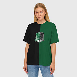 Футболка оверсайз женская Кордоба - ФК Краснодар, цвет: 3D-принт — фото 2