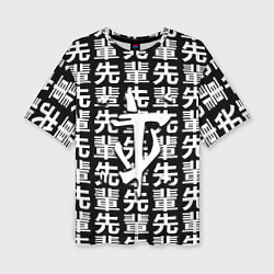 Футболка оверсайз женская Doom logo japan, цвет: 3D-принт