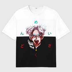 Футболка оверсайз женская Аниме Дандадан Окарун, цвет: 3D-принт