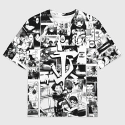 Футболка оверсайз женская Doom anime black, цвет: 3D-принт