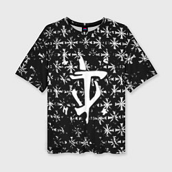 Футболка оверсайз женская Doom x farcry game, цвет: 3D-принт