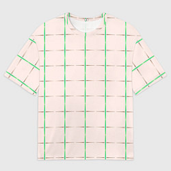 Футболка оверсайз женская Color white stripes, цвет: 3D-принт