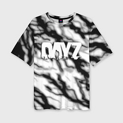 Футболка оверсайз женская Dayz серый шторм, цвет: 3D-принт