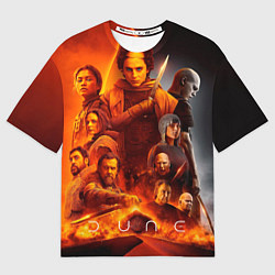 Футболка оверсайз женская Главные герои Dune part two, цвет: 3D-принт