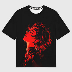 Футболка оверсайз женская Клинок, рассекающий демонов Танддиро, цвет: 3D-принт