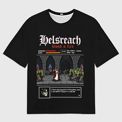 Футболка оверсайз женская Helsreach, цвет: 3D-принт