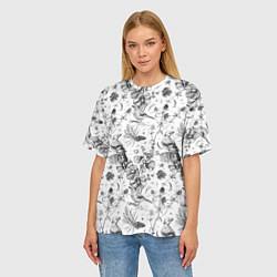 Футболка оверсайз женская Бузулукский бор, цвет: 3D-принт — фото 2