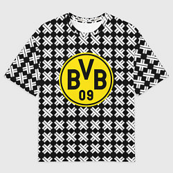 Футболка оверсайз женская Borussia pattern geometry, цвет: 3D-принт