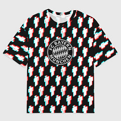 Футболка оверсайз женская Бавария Мюнхен люди, цвет: 3D-принт