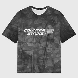Футболка оверсайз женская Контр cтрайк два, цвет: 3D-принт