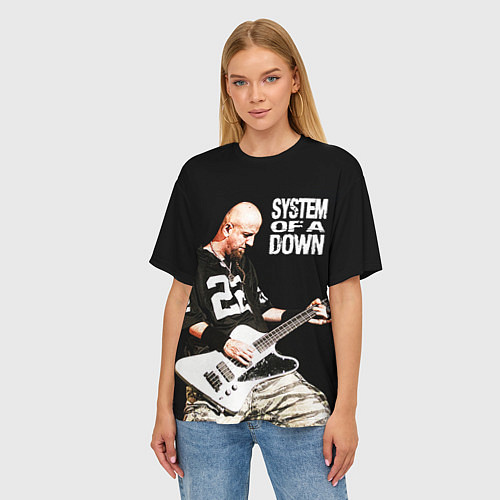 Женская футболка оверсайз System of a Down / 3D-принт – фото 3