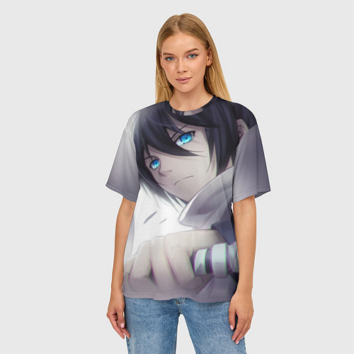 Женская футболка оверсайз Бездомный бог / 3D-принт – фото 3