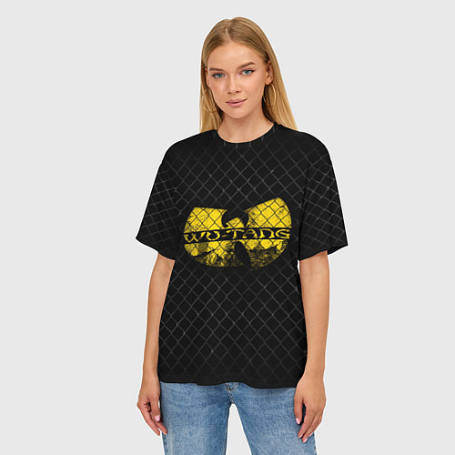 Женская футболка оверсайз Wu-Tang Clan: Grid / 3D-принт – фото 3