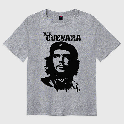 Женская футболка оверсайз Che Guevara / Меланж – фото 1
